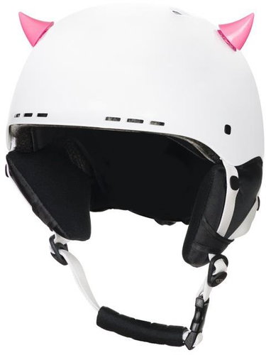 Revos Crazy Ears Mini Rosettes - Pink - Helmet Decoration - Main image
