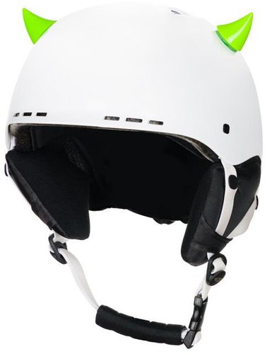 Revos Crazy Ears Mini Horns - Green - Helmet Decoration - Main image