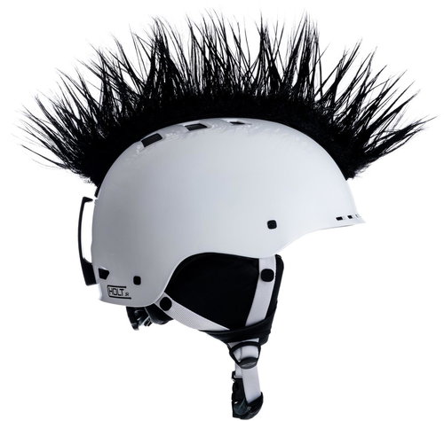 Revos Mohawk clear - colour black - Helmet Decoration - Main image