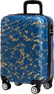 ROWEX Příruční kabinový cestovní kufr Pulse žíhaný, modrá žíhaná, 56 × 34 × 24 cm (40 l) - Cestovní kufr