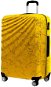 ROWEX Stredný univerzálny cestovný kufor Pulse žíhaný, žltá žíhaná, 68 × 40 × 27 cm (66 l) - Cestovný kufor