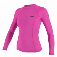O´neill Fox Pink women's long-sleeve rash guard L /small logo/ - T-Shirt