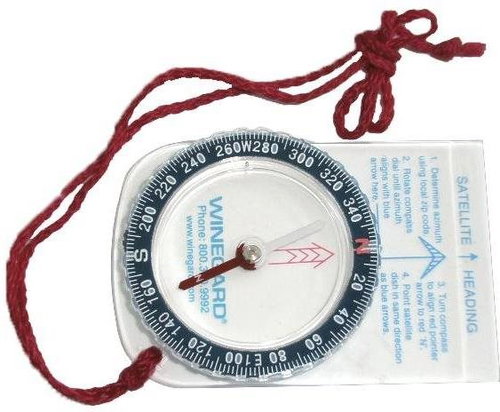 Sedco small mace 75×50 - Orienteering Compass - Main image