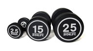 IRONLIFE Set of rubberized one-handed dumbbells 2,5 - 25 kg - Dumbell Set
