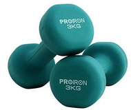 PROIRON One-handed Neoprene Dumbbell 2 × 3 kg - DARK GREEN - Dumbell Set