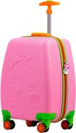 WEXTA Girl Odolný kufor detský 40 l ružový - Cestovný kufor