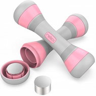 Verk MDS Adjustable fitness dumbbells grey-pink - Dumbell Set