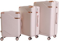 T-class® Sada cestovních kufrů 218, béžová - Case Set