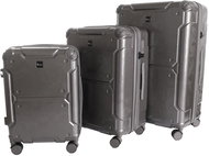 T-class® Prémiová sada kufrů 2521 Exclusive, šedá - Case Set