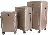 T-class® Prémiová sada kufrů 2521 Exclusive, béžová - Case Set