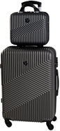 Bertoo Milano Travel suitcase, dark grey 2in1 set - Case Set