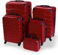 Bertoo Firenze Travel case, red 5in1 set - Case Set