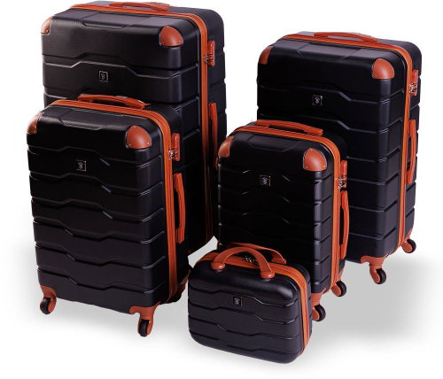 Bertoo Firenze Travel case, black 5in1 set - Case Set - Main image