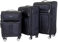 T-class 932 Sada 3 cestovních kufrů černá - Case Set