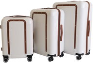 T-class 2303 Set of 3 suitcases white - Case Set