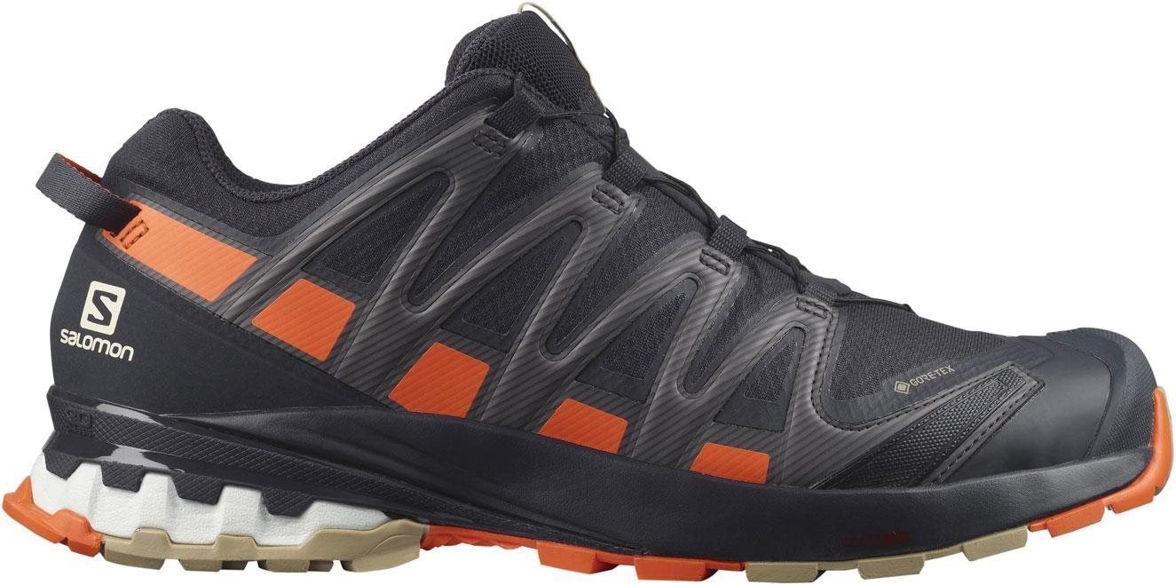 Salomon XA PRO 3D v8 GTX Night Sky/Red Orange/Safari EU 45,33 / 290 mm -  Trekking Shoes | Alza.cz