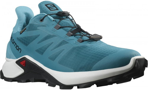 Salomon Supercross 3 GTX Crystal Teal/Wht EU 40 2/3 / 250 mm - Trekking Shoes - Main image