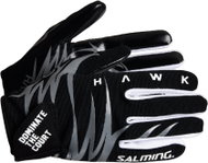 SALMING Hawk Gloves, Black/Grey, size M - Gloves