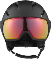 Salomon Pioneer Visor, Photo Blk/AW Red, size M (56-59cm) - Ski Helmet