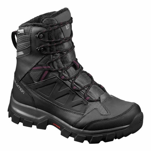 Salomon CHALTEN TS CSWP W Black/Pote black/purple EU 36 / 215 mm - Trekking Shoes - Main image