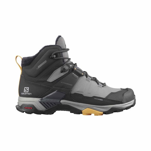 Salomon X ULTRA 4 MID WINTER TS CSWP Quiet Shade/Black/Warm Apricot, size 6.5/260mm - Trekking Shoes - Main image