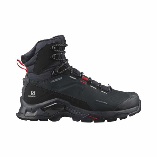 Salomon QUEST WINTER TS CSWP Black/Goji Berry/Monument, size 8/270mm - Trekking Shoes - Main image