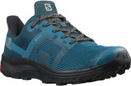 Salomon Shoes OUTLINE PRISM GORE-TEX blue/black - Trekking Shoes