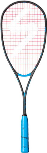 Salming Fusione Feather Racket Black/Cyan - Squash Racket - Main image
