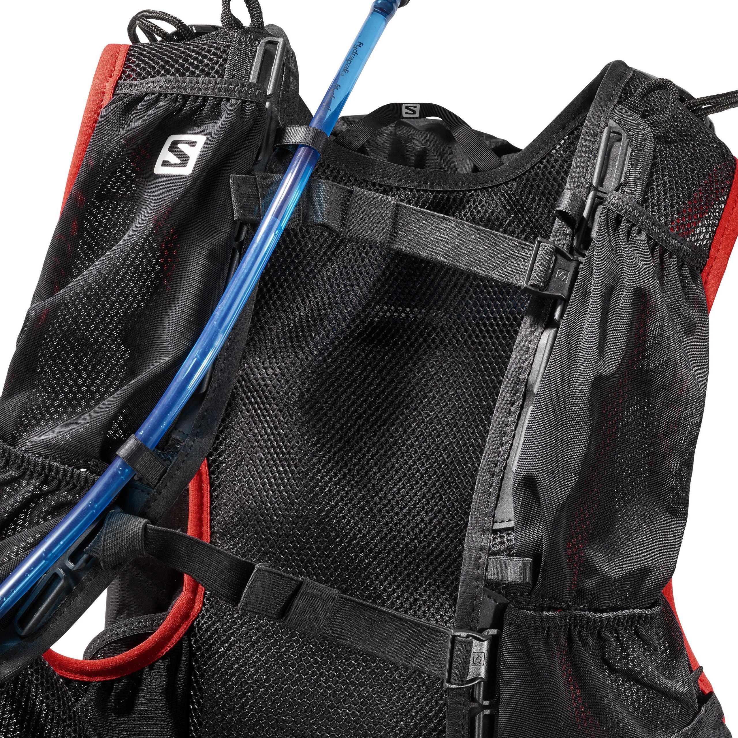 Salomon Skin Pro 10 Set Black / Bright Red - Sports Backpack | Alza.cz