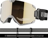 Salomon Cosmic Access Grey/Univ. Gold - Lyžiarske okuliare