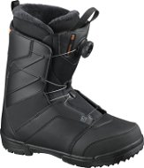 Salomon Faction Boa Black/Bk/Red Orange, mérete 42,5 EU / 275 mm - Snowboard cipő