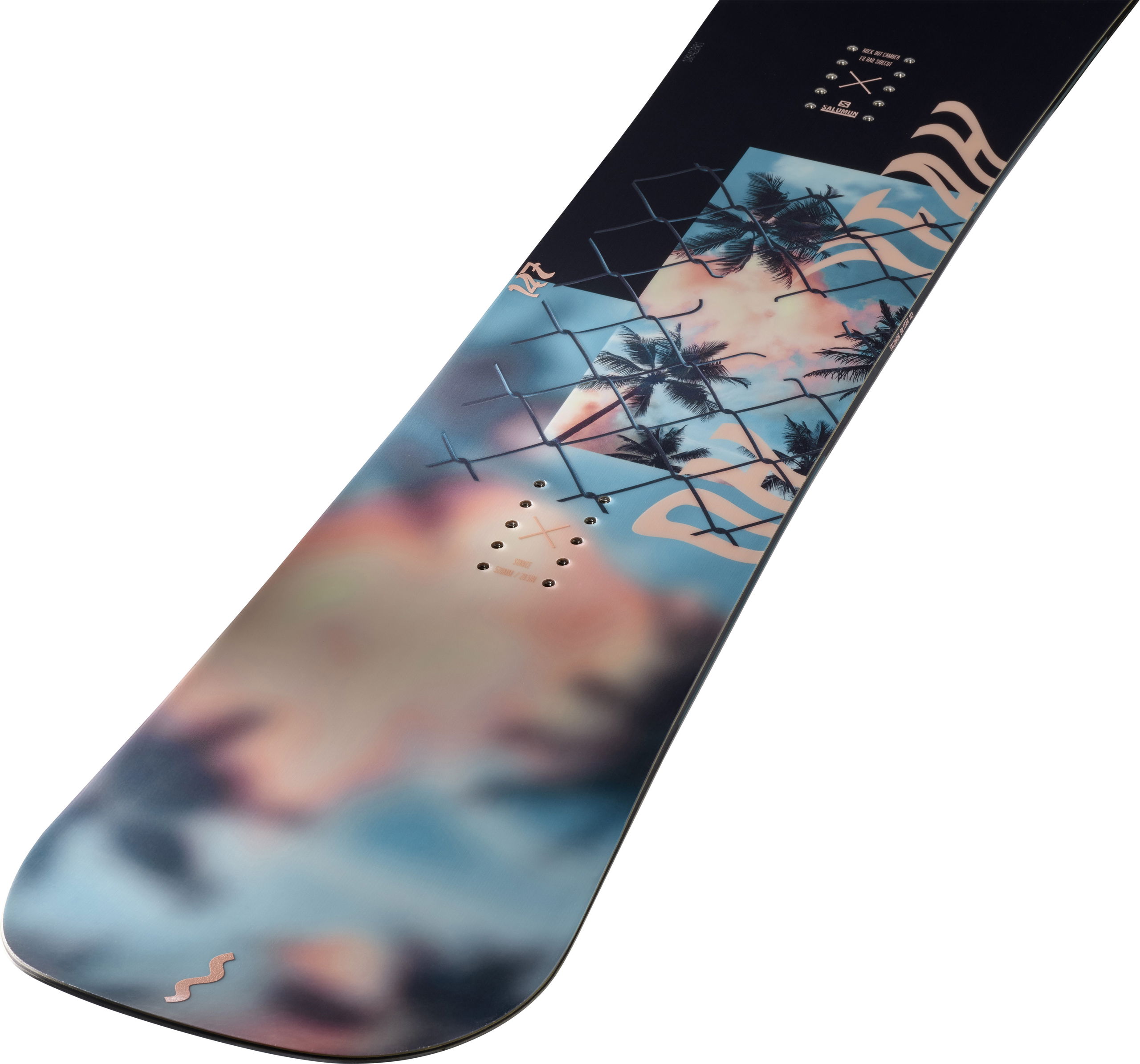 Salomon Oh Yeah + Rhythm Tropical, Peach, size 151cm