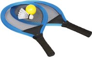 Teniszütő, teniszlabda és tollaslabda, kék - Tollaslabda szett