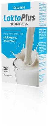 Salutem LaktoPlus 18.000 FCC LU 30 capsules - Dietary Supplement - Main image