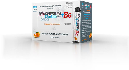 Salutem Magnesium Chelate+B6 10 × 25 ml orange - Magnesium - Main image