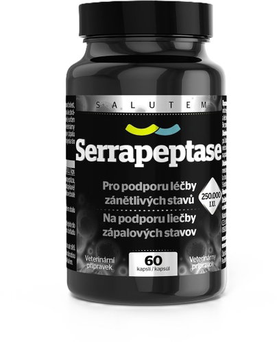 Salutem Serrapeptase 250 000 I. U. 60 capsules - Dietary Supplement - Main image
