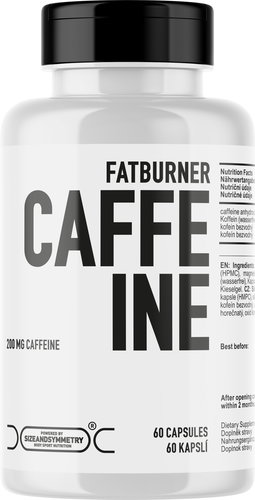 Sizeandsymmetry Caffeine, 60 capsules - Stimulant - Main image