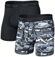 Saxx Quest Quick-Dry Mesh Boxer Brief Fly 2Pk Killer Kamo/Black XXL - Boxer Briefs