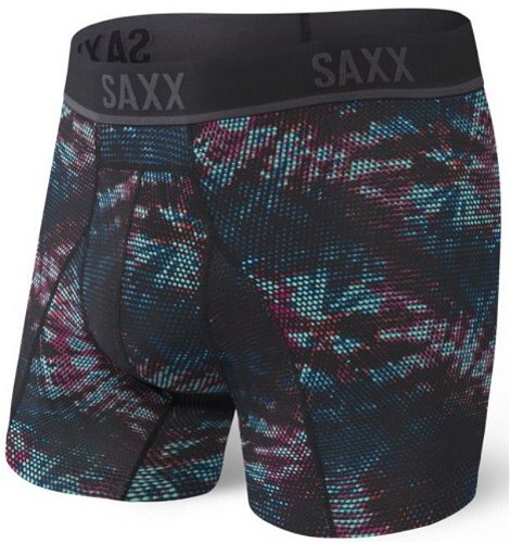 Saxx Kinetic HD Boxer Brief, Blue Sky Explosion, size L - Boxer