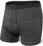 Saxx Platinum Boxer Brief Fly, Black Pattern Band, size M - Boxer Shorts