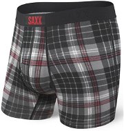 Saxx Ultra Boxer Brief Fly grey tartan M - Boxerky