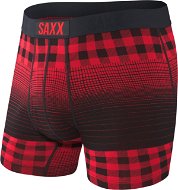 Saxx Ultra Boxer Brief Fly, Red Horizon Plaid, size L - Boxer Shorts