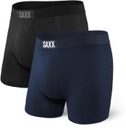 Saxx Ultra Super Soft Boxer Brief Fly 2Pk Black/Navy L - Boxer Shorts
