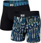 Saxx Vibe Super Soft Boxer Brief 2Pk Modern Fairisle/Black Geo L - Boxer Shorts