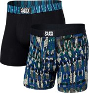 Saxx Vibe Super Soft Boxer Brief 2Pk Modern Fairisle/Black Geo M - Boxer Shorts