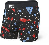 Saxx Vibe Super Soft Boxer Brief Black Beer Champs L - Boxer Shorts