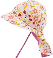 Wouki Hehu- pink/purple dots M - Wide-Brimmed Hat