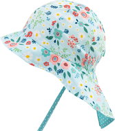 Wouki Hehu- mint/mint dots M - Wide-Brimmed Hat