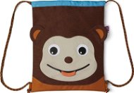 Affenzahn Kids Sportsbag Monkey – brown uni - Detský ruksak