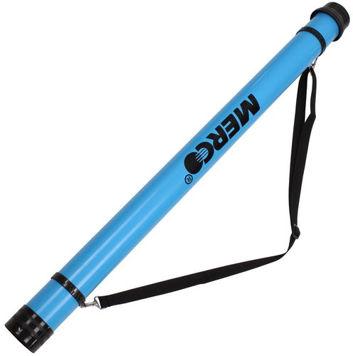 Merco Tennis ball collection tube with logo blue 1 pc - Tennis balls collector - Main image